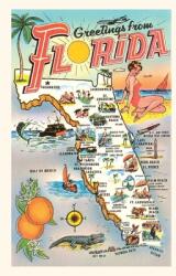 Vintage Journal Greetings from Florida Map (ISBN: 9781680819540)