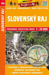 SHOcart 704 Szlovák paradicsom turistatérkép (ISBN: 9788072247783)