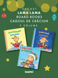 Pachet Lama Lama board books Cadoul de Crăciun 3 vol (2023)