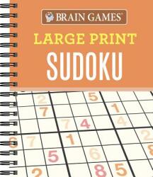 Brain Games - Large Print Sudoku (ISBN: 9781640300958)