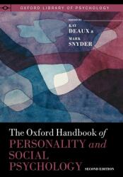 The Oxford Handbook of Personality and Social Psychology (ISBN: 9780190224837)