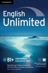 English Unlimited Intermediate Coursebook with e-Portfolio and Online Workbook Pack - Alex Tilbury, Theresa Clementson, Leslie Anne Hendra, David Rea, Maggie Baigent, Nick Robinson (ISBN: 9781107680814)