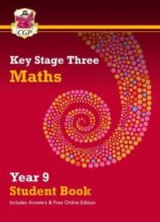 KS3 Maths Year 9 Student Book - with answers & Online Edition - CGP Books (ISBN: 9781789087888)