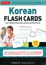 Korean Flash Cards Kit: Learn 1, 000 Basic Korean Words and Phrases Quickly and Easily! (ISBN: 9780804844826)