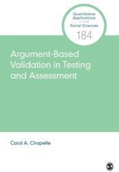 Argument-Based Validation in Testing and Assessment (ISBN: 9781544334486)