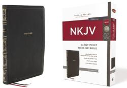 NKJV Holy Bible, Giant Print Thinline Bible, Black Leathersoft, Red Letter, Comfort Print: New King James Version (ISBN: 9780785231714)