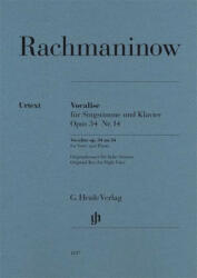 Vocalise op. 34 no. 14 for Voice and Piano - Sergej Rachmaninow, Dominik Rahmer (2014)