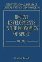 Recent Developments in the Economics of Sport (ISBN: 9781848444362)