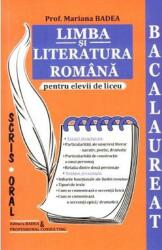 Limba și literatura română pentru elevii de liceu. Bacalaureat (ISBN: 9789731722344)