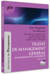 Tratat de management general. Managementul schimbării (ISBN: 9786062617486)