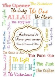 Understand and Love your creator - Learn the 99 names of Allah (ISBN: 9780992466060)