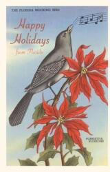 Vintage Journal Happy Holidays from Florida Mockingbird Poinsettias (ISBN: 9781669518068)