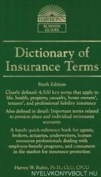 Harvey W. Rubin: Barron's Dictionary of Insurance Terms (2013)