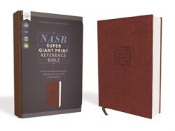 NASB, Super Giant Print Reference Bible, Leathersoft, Brown, Red Letter, 1995 Text, Comfort Print (ISBN: 9780310455080)