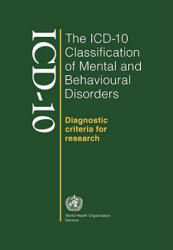 ICD-10 classification of mental and behavioural disorders - World Health Organization (ISBN: 9789241544559)