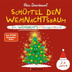 Schüttel den Weihnachtsbaum. Ein Weihnachts-Mitmachbuch zum Schütteln, Schaukeln, Pusten, Klopfen und sehen, was dann passiert (2023)