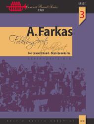 NÉPDALSZVIT, FÚVÓSZENEKARRA, PARTITÚRA (CONCERT BAND SERIES) 3-AS NEHÉZSÉGű (ISBN: 9786450262588)