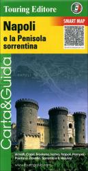 Nápoly és környéke térkép, Penisula, Sorrentina Touring Club Italiano 1: 175 000 (2011)