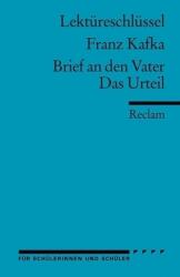 Lektüreschlüssel Franz Kafka 'Brief an den Vater' / 'Das Urteil (2008)