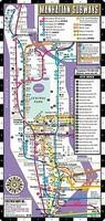 Streetwise Manhattan Bus Subway Map - Laminated Public Subway Map of Manhattan, NY - Minimetro: Folding Pocket Wallet Size Metro Map (ISBN: 9780935039009)