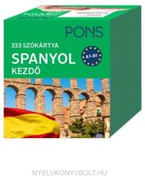 PONS 333 szókártya spanyol kezdő A1-B1 (2013)