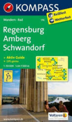 Regensburg és környéke turistatérkép - KOMPASS 176 (2013)