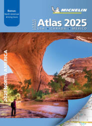 Michelin North America Large Format Road Atlas 2025: USA - Canada - Mexico (ISBN: 9782067263048)