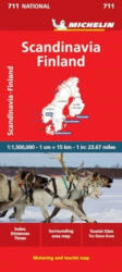 711. Skandinávia, Skandinávia térkép, Finnország autós térkép Michelin 1: 1 500 000 (ISBN: 9782067262881)