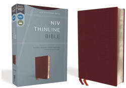 NIV, Thinline Bible, Bonded Leather, Burgundy, Red Letter Edition - Zondervan (ISBN: 9780310448792)