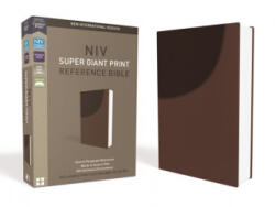NIV, Super Giant Print Reference Bible, Imitation Leather, Brown, Red Letter Edition - Zondervan (ISBN: 9780310449379)