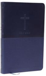 NKJV, Value Thinline Bible, Blue Leathersoft, Red Letter, Comfort Print (ISBN: 9780718074463)