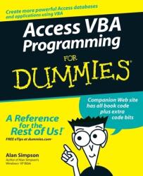 Access VBA Programming for Dummies (ISBN: 9780764574115)