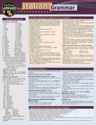 Italian Grammar: A Quickstudy Laminated Language Reference Guide - Sally-Ann del Vino (ISBN: 9781423239888)