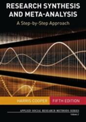 Research Synthesis and Meta-Analysis (ISBN: 9781483331157)