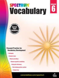 Spectrum Vocabulary, Grade 6 - Spectrum (ISBN: 9781483811949)