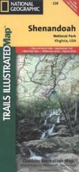 National Geographic Trails Illustrated Map - Parcul Național Shenandoah, Virginia, SUA (ISBN: 9781566953658)