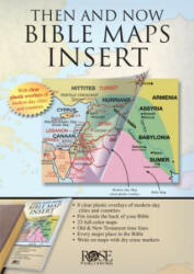 Then and Now Bible Maps Insert - Rose Publishing (ISBN: 9781596362932)