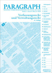 Paragraph - Verfassungs- und Verwaltungsrecht - Barbara Leitl-Staudinger (2023)