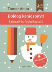 Tomor Anita - Boldog Karácsonyt! Színező és foglalkoztató 3-4 éveseknek (ISBN: 9786158027533)