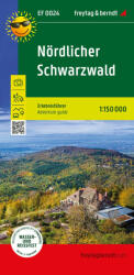 Észak- Fekete erdő térkép Northern Black Forest Freytag 1: 150e Nördlicher Schwarzwald EF 0024 (ISBN: 9783707920086)