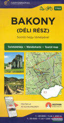 Bakony (déli rész) turistatérkép TT03 (ISBN: 9789633539866)