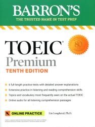 Toeic Premium: 6 Practice Tests + Online Audio, Tenth Edition (ISBN: 9781506288123)