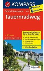 7050. Tauernradweg kerékpáros térkép 1: 50 000 Fahrradtourenkarte (2013)