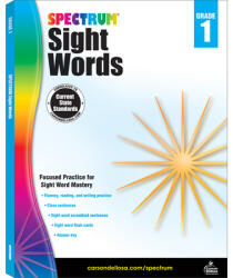 Spectrum Sight Words, Grade 1 (ISBN: 9781483811895)