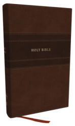 NKJV Holy Bible, Personal Size Large Print Reference Bible, Brown, Leathersoft, 43, 000 Cross References, Red Letter, Comfort Print: New King James Ver - Nelson, Thomas (ISBN: 9781400335411)