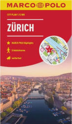 Zürich térkép vízálló Marco Polo 1: 15 000 (ISBN: 9783575018571)