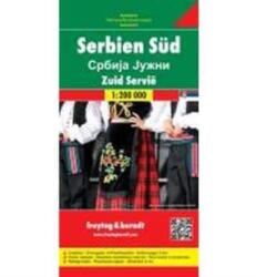 Dél-Szerbia térkép 1: 200 000 Freytag térkép AK 0715 (2011)