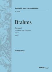 KONZERT FÜR VIOLINE UND ORCHESTER D-DUR OP. 77 TASCHENPARTITUR (ISBN: 9786470221107)