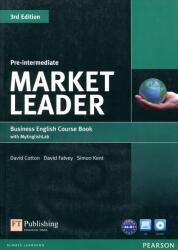 Market Leader 3rd Edition Pre-Intermediate Coursebook (with DVD-ROM incl. Class Audio) & MyLab - David Cotton (2013)