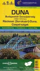 Csepel-sziget, Duna (Bp. -Dunaújváros) biciklis, vízisport-, turista- és horgásztérkép 1: 30000 (ISBN: 9789639982116)